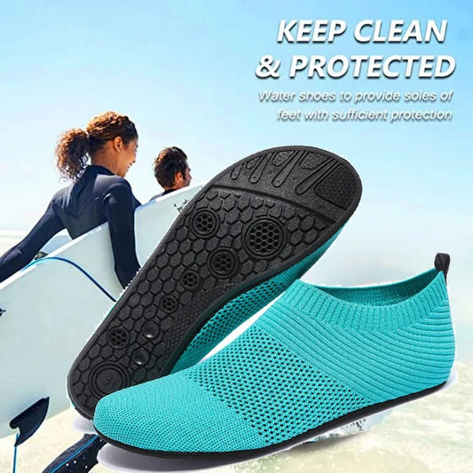 Unisex Quick-Dry Water Shoes – Barefoot Aqua Socks with Translucent Soles