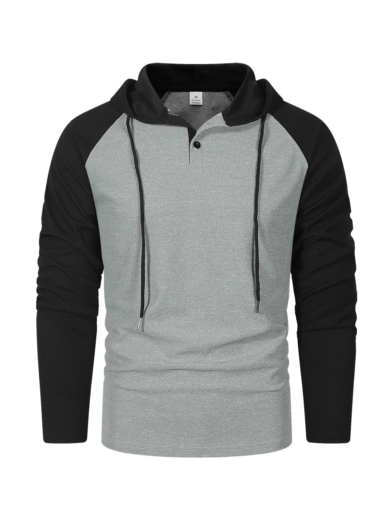 Men's 2024 Cotton Hoodie — Long Sleeve, Quick-Dry, Loose Fit, Casual Workout Pullover