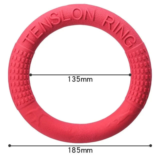 Interactive Dog Ring Toy – Throwing, Flying & Pulling Fun