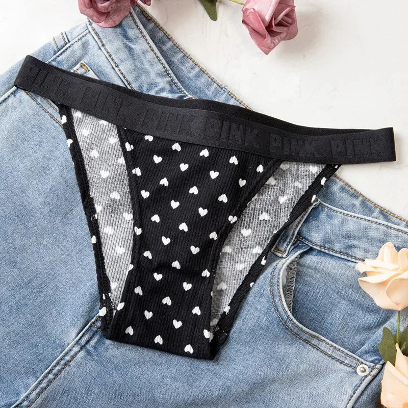 Women’s Cotton Briefs – Low-Waist Comfortable Panties, Lingerie Underwear