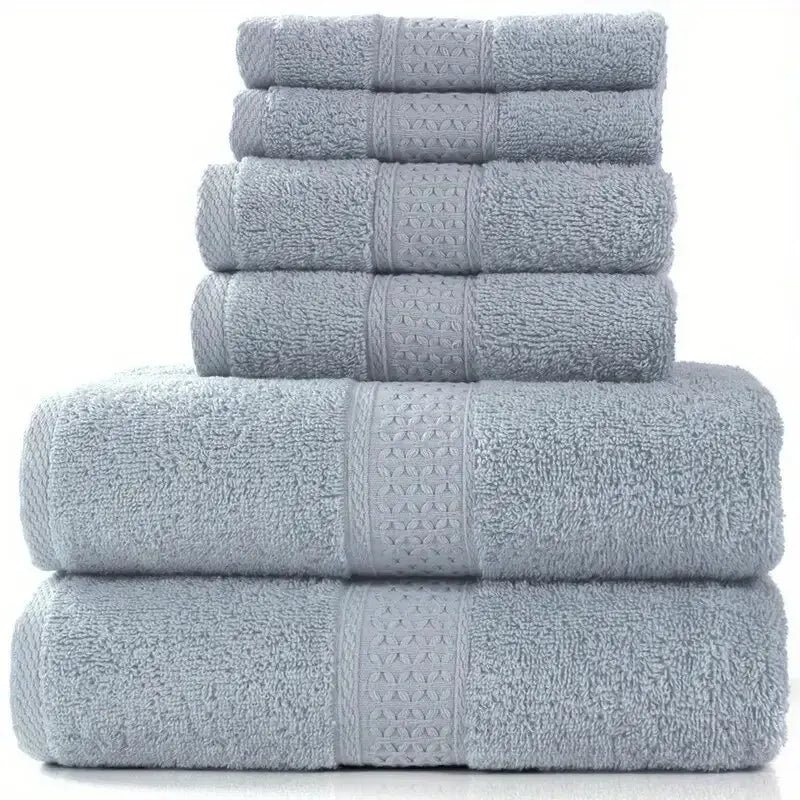 Bath Towel – Soft, Absorbent Cotton Washcloth, Solid Color, Multipurpose for Bathroom & Hotel Use