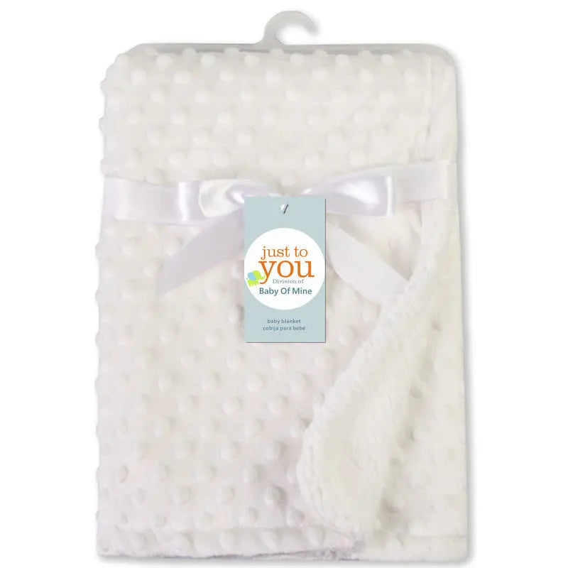 Baby Blanket & Swaddle – Soft Thermal Fleece, Cotton Quilt Wrap for Newborns & Infants