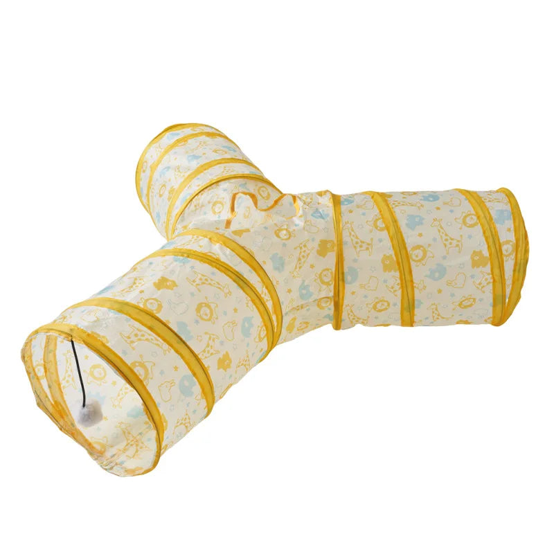 Collapsible Cat Tunnel – Pet Play Tube for Indoor & Outdoor Fun