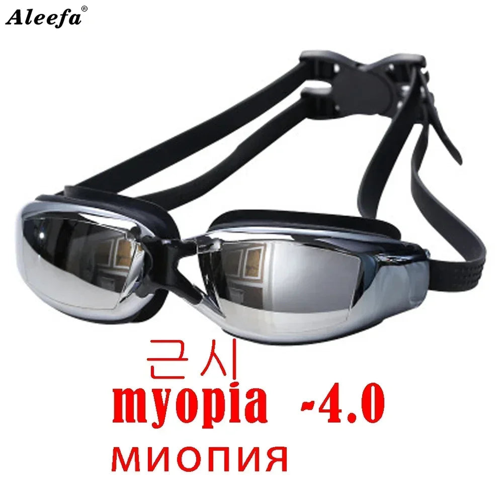 Adult Myopia Swimming Goggles – Anti-Fog & Waterproof