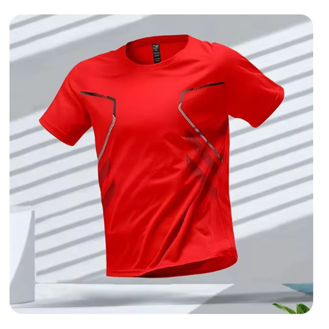 Men's Quick-Dry Sports T-Shirt — Breathable Short Sleeve Activewear Tee