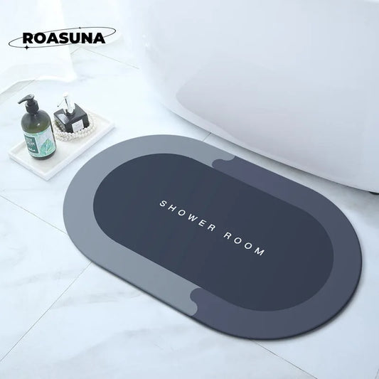 Non-Slip Bathroom Floor Mat – Soft, Absorbent & Quick-Dry