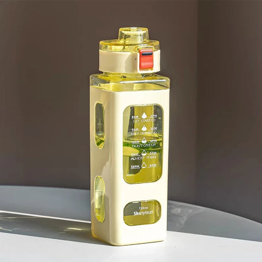 700ml Portable Sports Water Bottle – BPA-Free Plastic Straw Cup for Tea, Milk & Outdoor Use