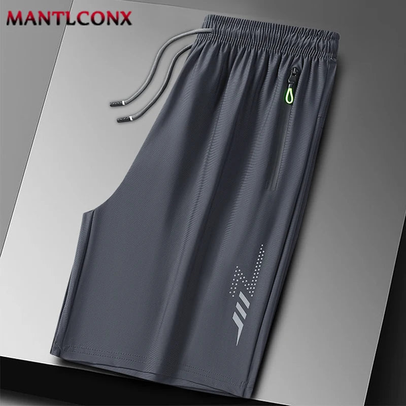 Men’s Summer Sports Shorts – Casual Running, Gym & Training Bottoms (Black/Gray)