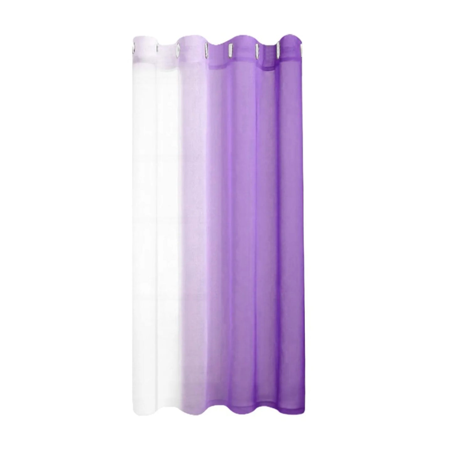 Gradient Blackout Curtains – Light-Filtering Faux Grommet Drapes for Bedroom & Living Room