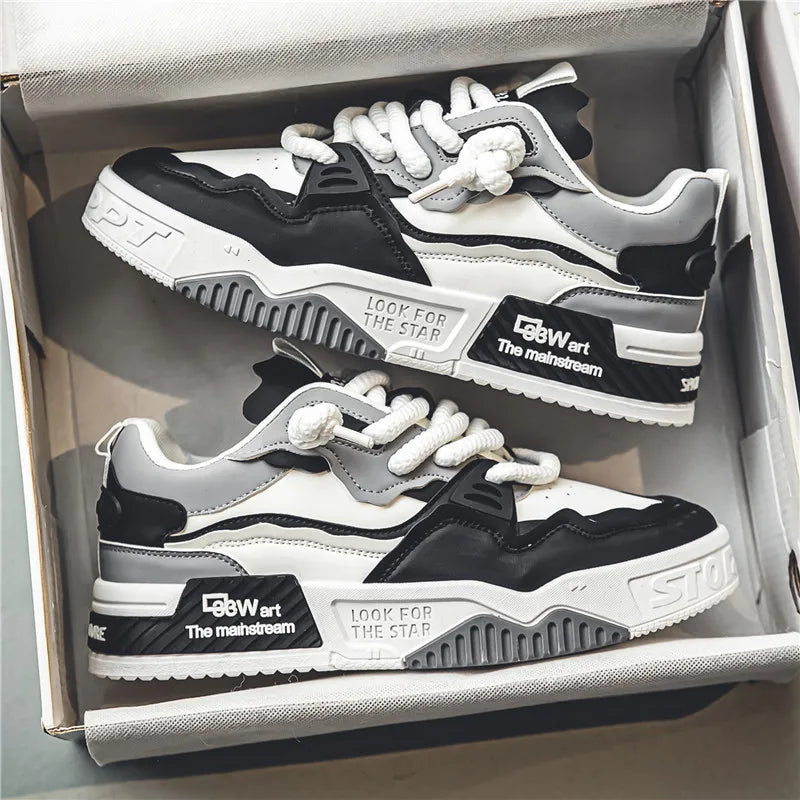 Men's Fashion Sneakers – New Autumn Design, Soft Sole, Comfortable Running Shoes