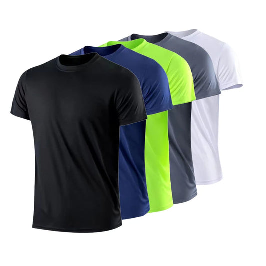 Men's Quick-Dry Sports T-Shirt — Breathable Gym & Running Tee