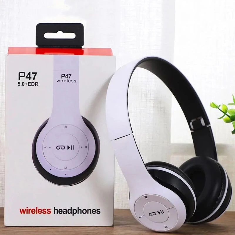 Air P47 TWS Bluetooth Earbuds – Stereo Music Headset with Mic for Android & iPhone