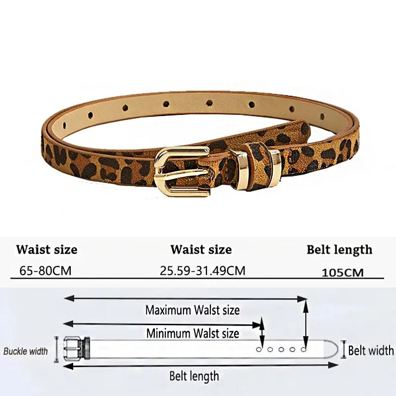 Women’s Fashion PU Leather Belt Designer Black Waist Strap for Dresses CY06