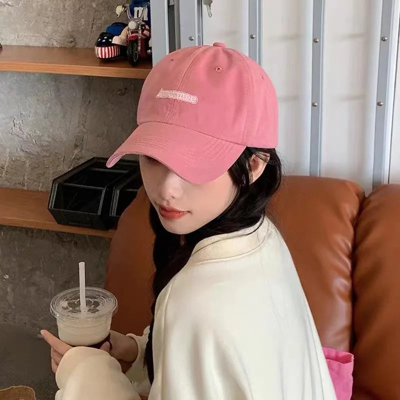 Spring/Autumn Baseball Cap/Hat– Unisex Hip Hop Snapback with Letter Embroidery