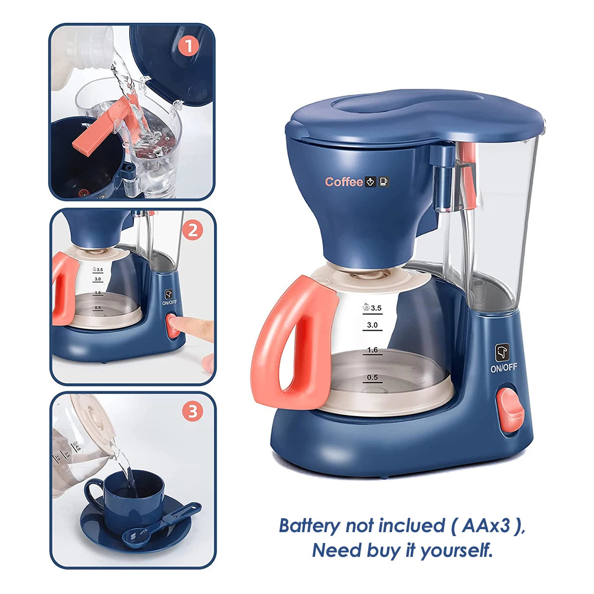 Realistic Kitchen Toy – Interactive Home Appliance Playset for Kids.