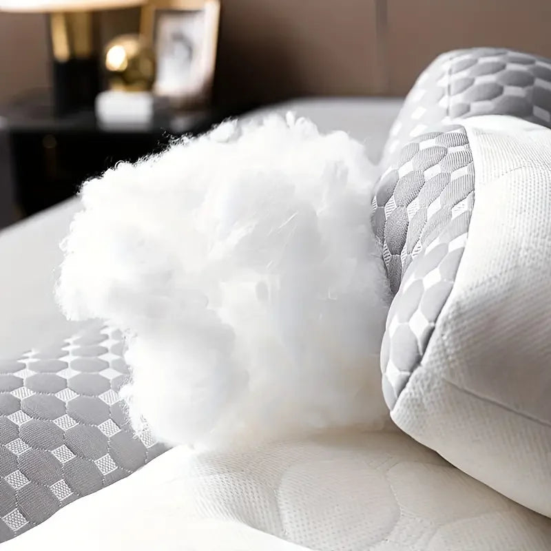 Neck Pillow – Soothes neck during sleep, suitable for all sleeping positions, ideal for home bedding.