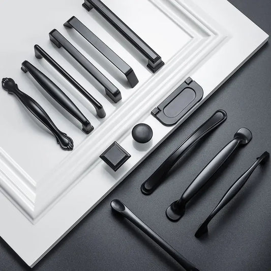 Black Cabinet Handles & Knobs – Modern Drawer Pulls, Cupboard & Kitchen Furniture Hardware