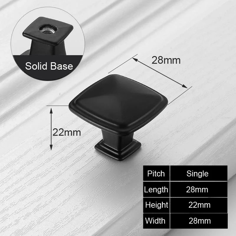 Black Cabinet Handles & Knobs – Modern Drawer Pulls, Cupboard & Kitchen Furniture Hardware