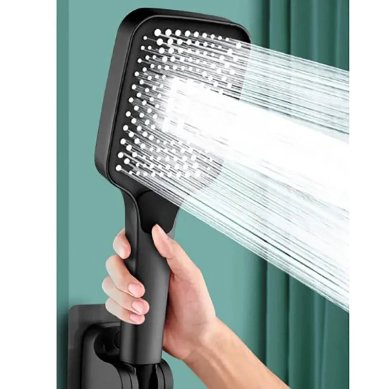 Adjustable 3-Mode Rainfall Shower Head – High Pressure Water Saver