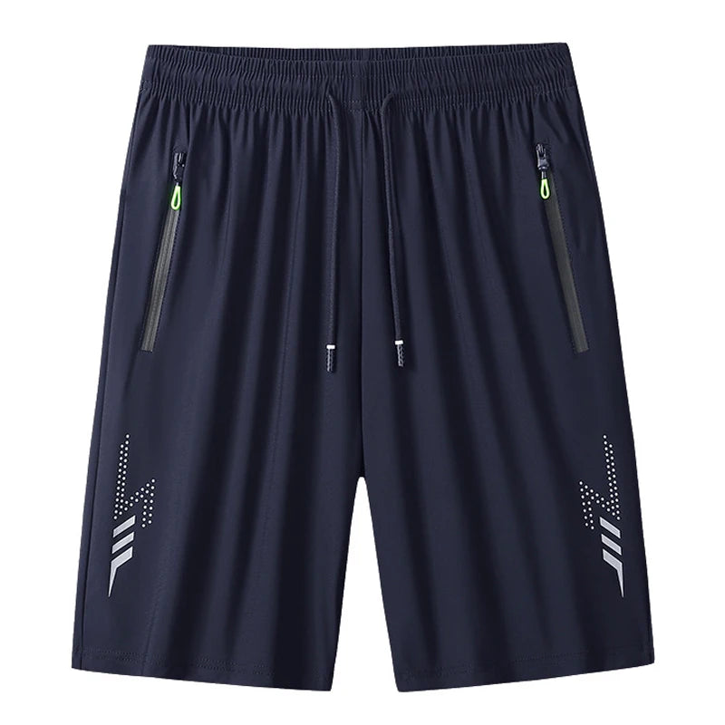 Men’s Summer Sports Shorts – Casual Running, Gym & Training Bottoms (Black/Gray)