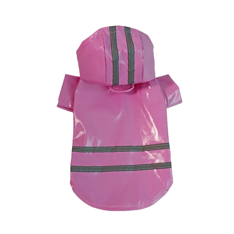 Waterproof Reflective Dog Raincoat – Poncho for Small & Medium Dogs