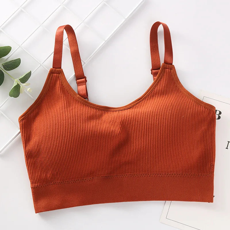 Women’s Cotton Tube Top Bra – Seamless, Push-Up, Beauty Back, No Steel Ring