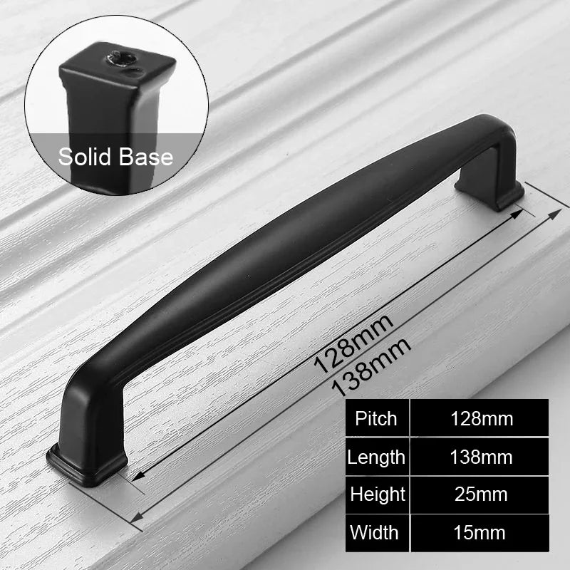 Black Cabinet Handles & Knobs – Modern Drawer Pulls, Cupboard & Kitchen Furniture Hardware