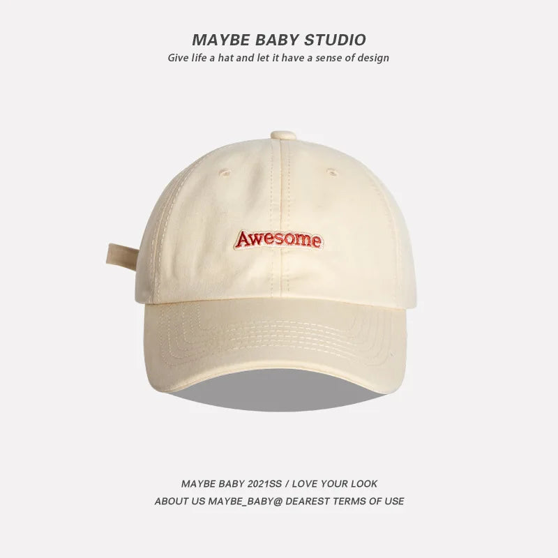 Spring/Autumn Baseball Cap/Hat– Unisex Hip Hop Snapback with Letter Embroidery