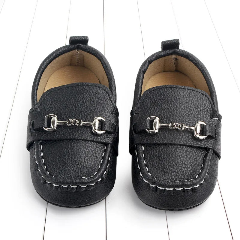 Baby Slip-On Shoes — Soft PU & Cotton, Unisex Newborn, Spring/Autumn