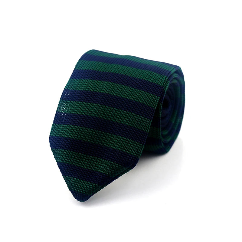 Fashion Knitted Ties for Men & Women – Casual Solid/Striped Narrow Necktie for Business, Wedding, and Daily Wear