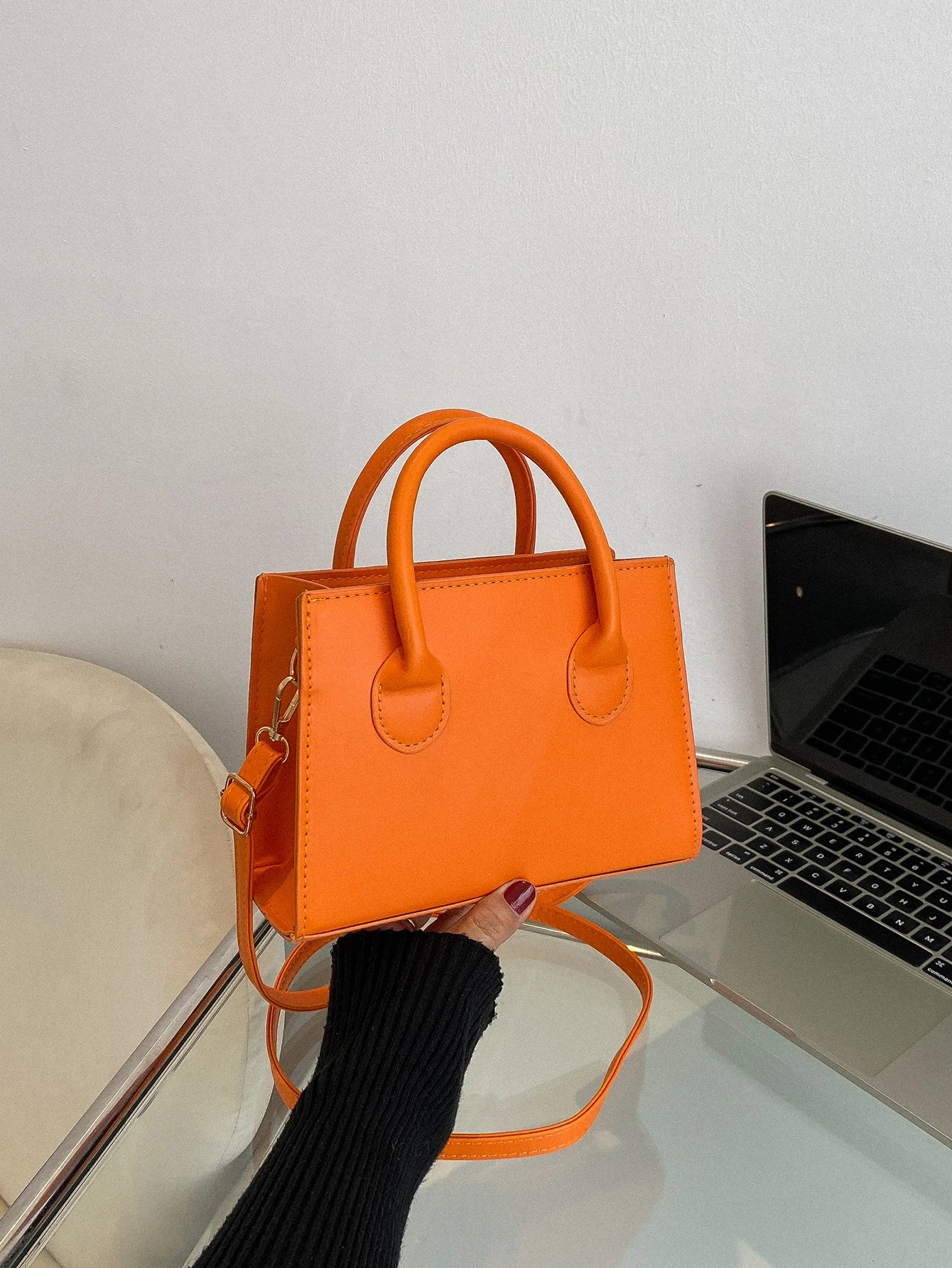 PU Leather Crossbody Tote Bag — Women’s Large-Capacity Travel Shoulder Handbag, Casual Luxury Design