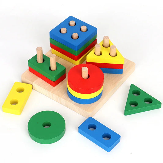 Montessori 3D Wooden Puzzles – Educational Toys & Birthday Gifts for Kids