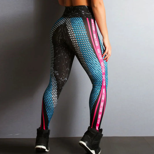 2024 Digital Print Yoga Leggings – Quick-Dry, High Elastic