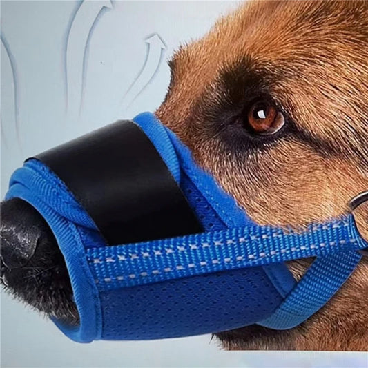Adjustable Pet Muzzle – Anti-Biting, Barking, and Chewing with Soft Mesh