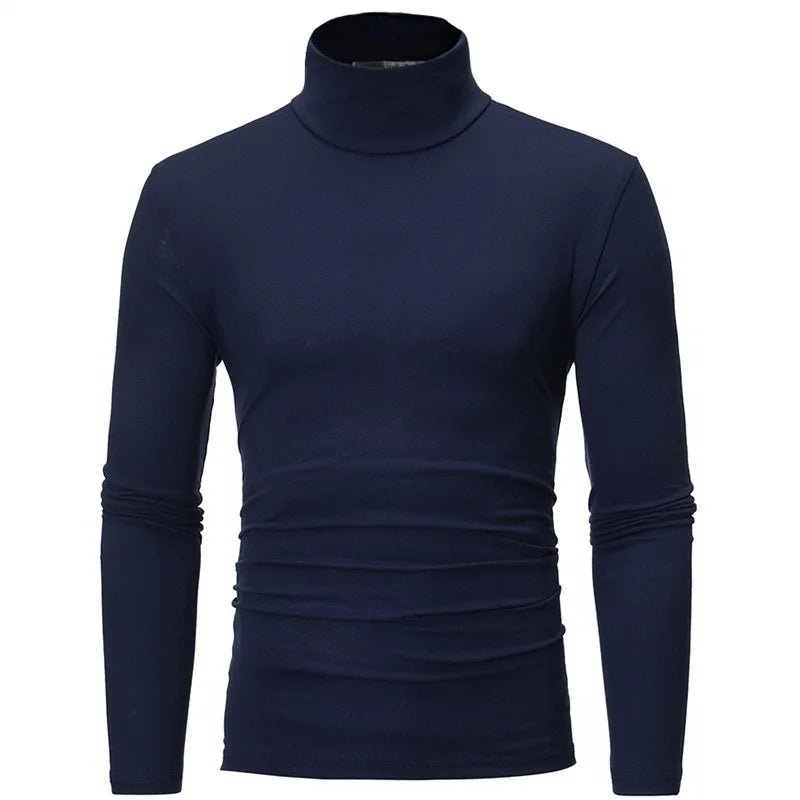 Men’s Thermal Turtleneck Shirt – Slim Fit Winter Base Layer