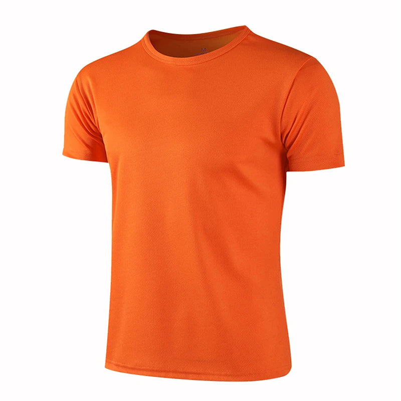 Men's Quick-Dry Sports T-Shirt — Breathable Gym & Running Tee