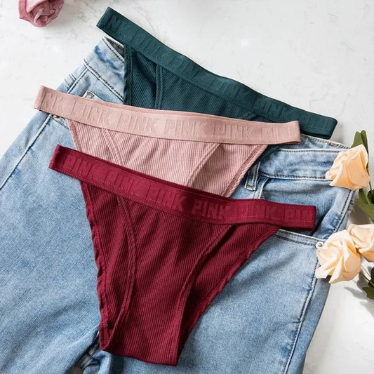 Women’s Cotton Briefs – Low-Waist Comfortable Panties, Lingerie Underwear