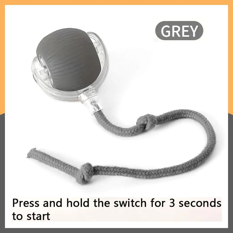 USB Rechargeable Interactive Moving Ball – Smart Pet Toy for Dogs & Cats