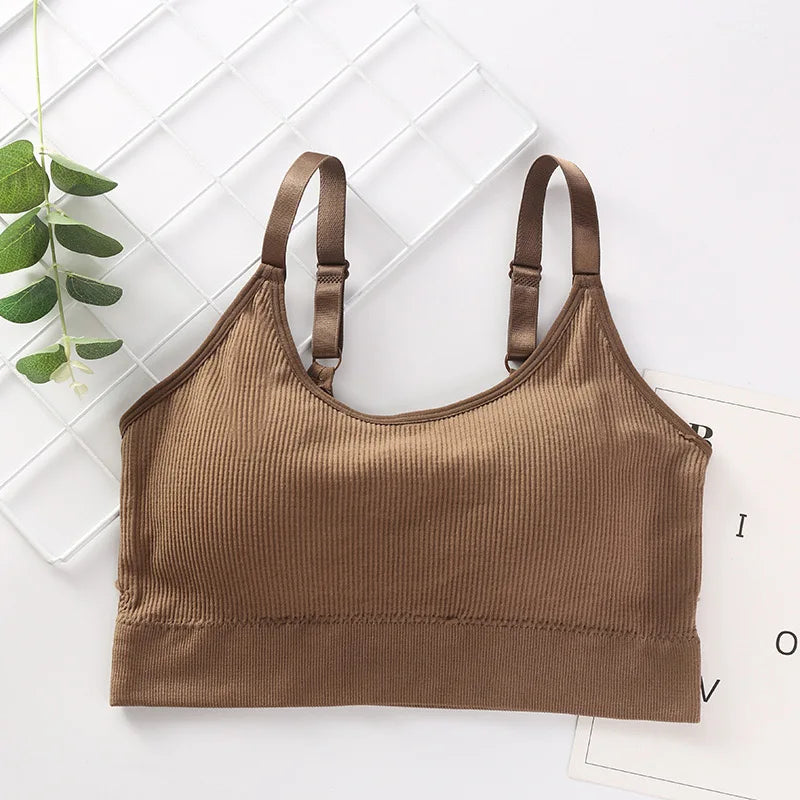 Women’s Cotton Tube Top Bra – Seamless, Push-Up, Beauty Back, No Steel Ring