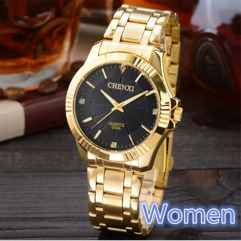 Women's Gold Quartz -Chenxi Watch
