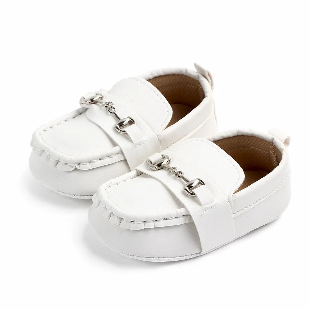 Baby Slip-On Shoes — Soft PU & Cotton, Unisex Newborn, Spring/Autumn
