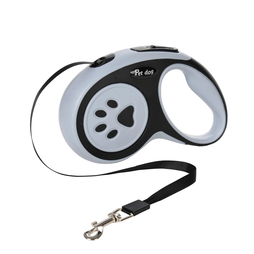 Retractable Dog Leash – 3m/5m Strong Nylon for Small to Large Dogs