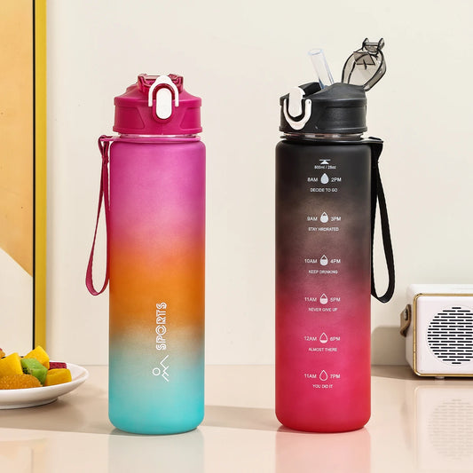 800ml Sports Water Bottle with Straw – Portable for Fitness, Travel & Outdoor Use