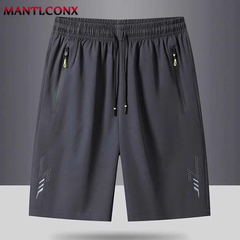 Men’s Summer Sports Shorts – Casual Running, Gym & Training Bottoms (Black/Gray)