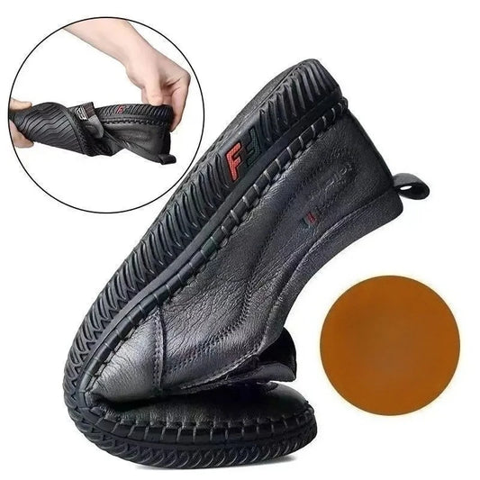 Men’s PU Leather Loafers – Slip-On Casual Shoes for Walking, Driving & Office