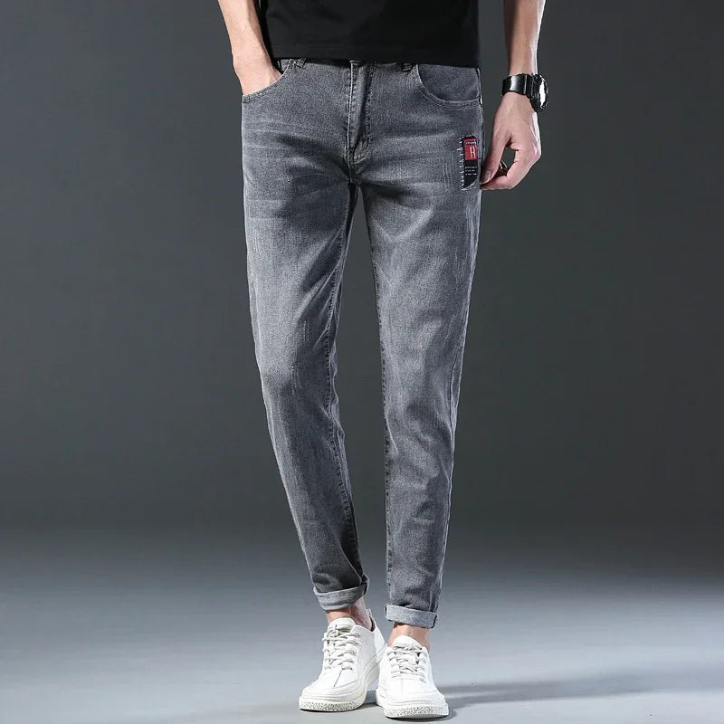 Men's Slim-Fit Stretch Denim Pants – Stylish & Comfy
