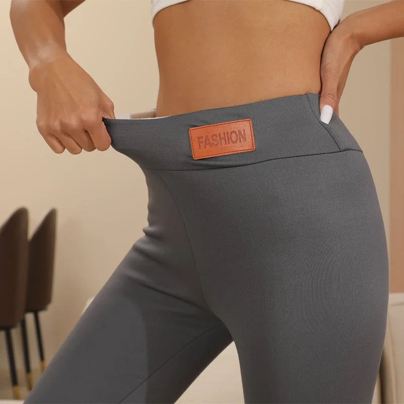 Winter Warm Women’s Leggings – High Waist, Fleece-Lined & Stretchy