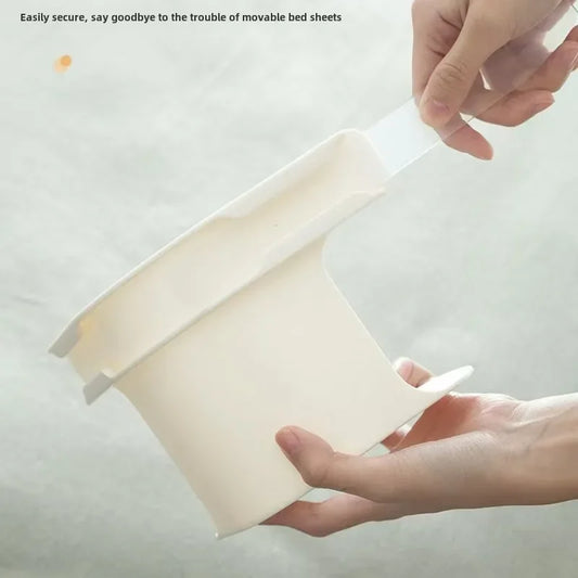 Pcs Bed Sheet Holder with Lock Strips – Heavy Duty Corner Fasteners to Keep Sheets Tight