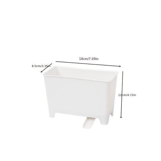 Mini Kitchen Trash Can – Sink Drain Basket with Dry-Wet Separation & Filtration