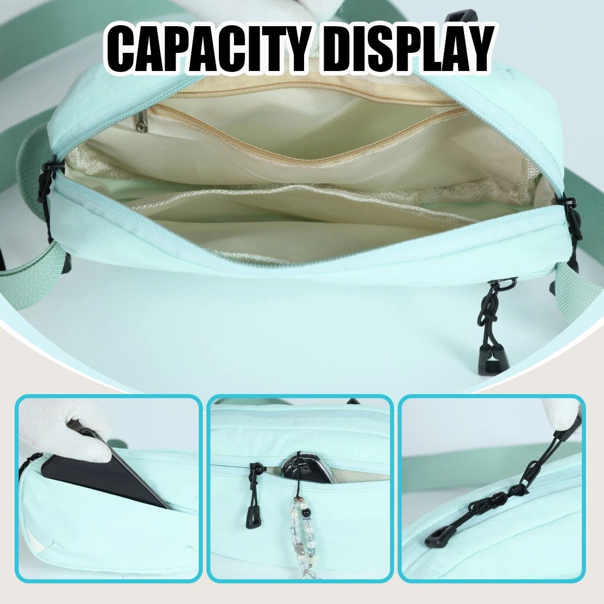 2025 Women’s Mini Crossbody Phone Bag – Small Shoulder Chest Bag for Travel, Sports & Daily Use